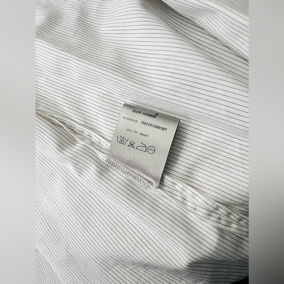 SOLD — Christian Dior Collared Button Up Shirt 20.5” Pit to Pit Size 40 Italian - Picture 5 of 6